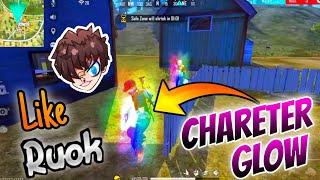 How to Make Moving Character Glow Like Ruok ff || Make Running Character glow effect Ruok ff