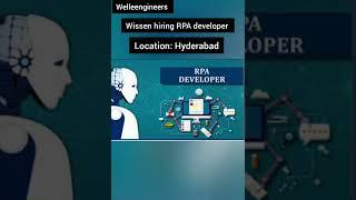 wissen hiring #rpadeveloper #uipath #dotnetrole #job #rpajobs #applynow #hiring #hiringalert #jobs