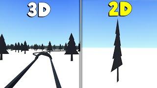 I Made A 3D Track Look 2D In Zeepkist!