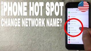   How To Change Name Of iPhone Mobile Wifi Hotspot 