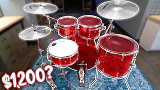 The CHEAPEST Acrylic Drum Set You Can Buy!