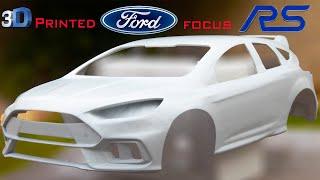 3D Printed 8th scale ford focus rs part1 /how to design printable model in SketchUp/ Scale Addiction