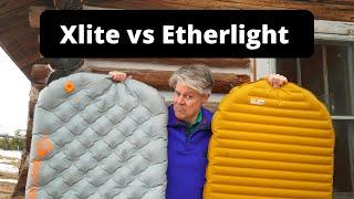 Backpacking Sleeping Pad Comparison: Xlite vs. Etherlight