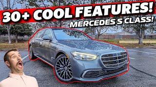 30+ COOL and INTERESTING FEATURES of the 2024 Mercedes Benz S CLASS! *INSANE FEATURES*