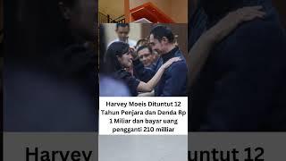 WOW!!  Harvey moeis suami sandra dewi. Hanya dituntut 12 tahun penjara denda 1 Miliar  #shorts