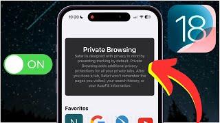 How To Turn On Private Browsing on Safari in iPhone iOS 18