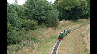 'Small Train' Miniature Steam Train at Delamont Country Park. N.Ireland