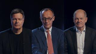 Robert Habeck, Friedrich Merz und Olaf Scholz über #PolitikUndAnstand  | Joko & Klaas 15 Minuten