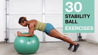 30 Stability Ball Exercises