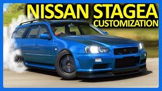 Forza Horizon 5 : Nissan Stagea Ultimate Drift Car!! (FH5 JDM Car Pack)