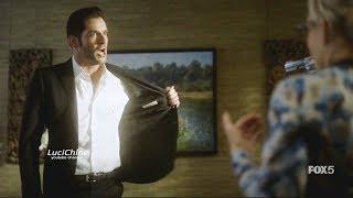 Lucifer 3x07 Reese Shoots Luci - You just ruined a perfectly good Burberry Season 3 Episode 7 S03E07