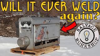 SAVING an ABUSED Portable Welder from its Junk Yard GRAVE! ~ WILL IT START? ~ Red-D-Arc D300k P. 1