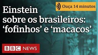 No Brasil, Albert Einstein disse que brasileiros eram 'fofinhos' e comparou povo a 'macacos'