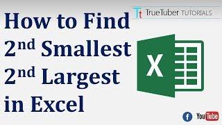 How to Find 2nd Smallest and 2nd Largest Number in Excel