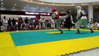 Final Kejuaraan daerah antar dojo terbuka se-sulawesi (Manado) Senpai Rahman