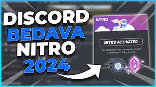 DİSCORD BEDAVA NİTRO NASIL ALINIR 2024 | DİSCORD ÜCRETSİZ NİTRO ALMAK! | BEDAVA NİTRO 2024