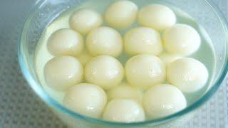 घर पर रसगुल्ले बनाने का एकदम आसान तरीका | Sponge Rasgulla Recipe | Bengali Rasgulla