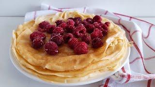 How to make thin pancakes easily