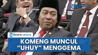 Momen Komeng Diteriaki 'Uhuy' saat Pelantikan Anggota DPR-DPD RI, Seisi Gedung Kompak Tertawa