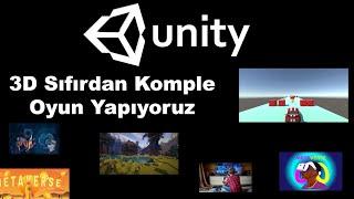 Unity Dersleri 1 :  Unity 3D Oyun Yapımı | Sıfırdan Komple Oyun Yapma | UNITY Araba Oyunu C# unity3d