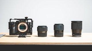 Do the Sigma 16mm, 30mm, 56mm Lenses Work on a Full Frame Camera like A7iii / A7Riii?