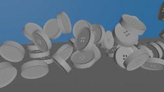 Botton Modeling in Blender.3D Model of Button in Blender.How to create button in Blender.