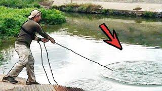 What Happens if You Cast Net This Roadside Ditch? (amazing results!)