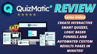 QuizMatic Review 2022 - What Is QuizMatic And How Does QuizMatic Work? (Sales Video)