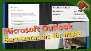Microsoft Outlook - Eigener Benutzername für IMAP Server