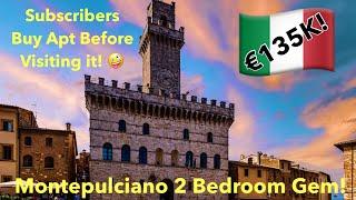 My Subscribers Bought DIY Ready MONTEPULCIANO Apt for €135.000 WITHOUT Visiting it!  