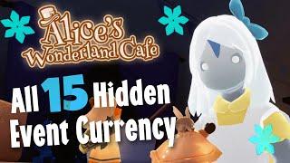 ALL 15 + 5 HIDDEN Snowflake Event Currency - Days of Feast X Alice in Wonderland Sky CotL nastymold