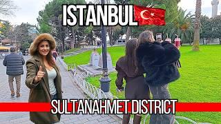 Istanbul  Sultanahmet Walking Tour 4K | Hagia Sophia, Blue Mosque, Bazaar 2025 | ASMR Walking Tour