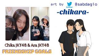 "Chika JKT48 & Ara JKT48 (chikara) Friendship Goals" - JOY (Hello)