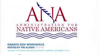 Grants.gov Workspace Training Webinar