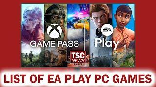 Complete List of EA Play Games on Xbox Game Pass PC