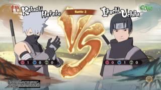 Naruto Ultimate Ninja Storm 4 Kakashi (Anbu) vs Itachi (Anbu)