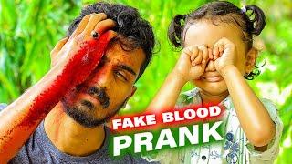 അയ്യോ ചോര  FAKE BLOOD PRANK on ZAIBA **GONE EMOTIONAL**