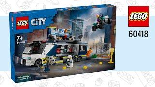 LEGO City Police Mobile Crime Lab Truck (60418)[674 pcs] Speed Build @TopBrickBuilderLite