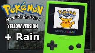 pov: You Play Pokemon Yellow and it's Raining Outside