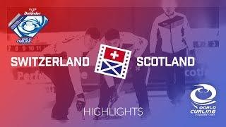 HIGHLIGHTS: Switzerland v Scotland - Men semi-final - World Junior Curling Championships 2018