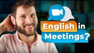 Simple Guide to SPEAKING English in Meetings Naturally — and Not FREEZING UP