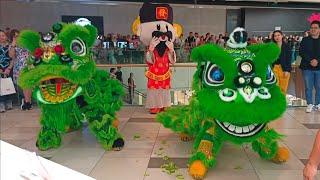 Green Lion Dance with Choy San Yeh visit MyTown