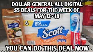 DOLLAR GENERAL ALL DIGITAL $5 DEALS FOR THE WEEK OF MAY 12 - 18 #couponing #deals #dollargeneral