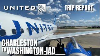 United's A319 First Class Trip Report | Charleston to Washington-Dulles