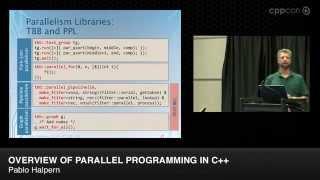 CppCon 2014: Pablo Halpern "Overview of Parallel Programming in C++"