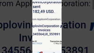 Applovin Payment Proof #applovin #earnings #proofofpayout