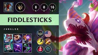 Fiddlesticks Jungle vs Volibear: Perfect KDA, Legendary - NA Challenger Patch 14.24