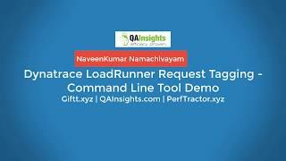 Learn LoadRunner Series - #30 - Dynatrace LoadRunner Request Tagging - Command Line Tool Demo