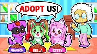 Getting ADOPTED in Roblox PET STORY!