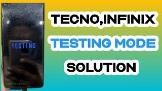 Tecno Mobile Testing Mode fix || Infinix Mobile Testing Mode fix ||